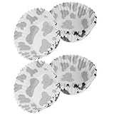 ULTECHNOVO 200 Moldes para Muffins y Cupcakes de Papel Desechable, Resistentes al Aceite, para Hornear y Servir Postres en Bodas y Celebraciones