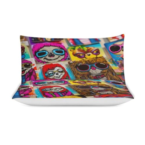 Housse de couette 135 x 200 microfibre douce avec fermeture éclair