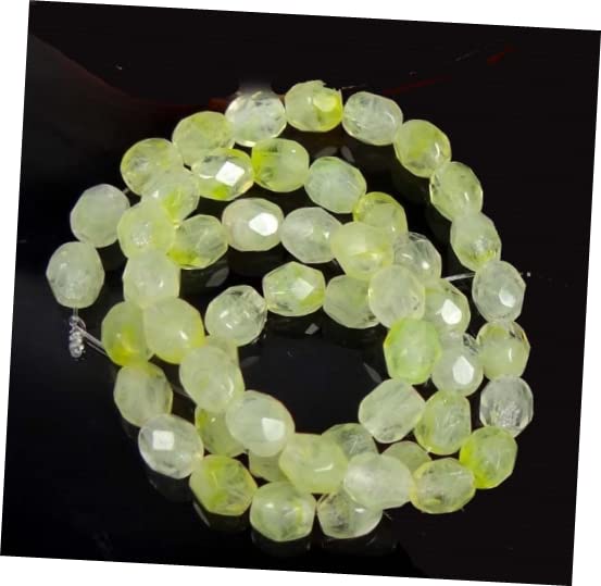 50 Pcs Spring Valley Round Beads 4mm Firepolish Czech Glass Faceted Beads, Faceted Round Beads for Jewelry - KJH246 | #YY97E