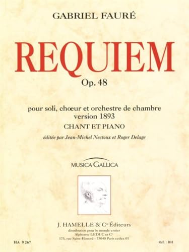 Image of Requiem op. 48 - Version 1893. Vocal And Piano.