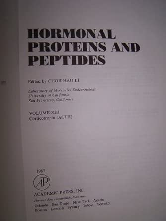 Hormonal Proteins and Peptides: Corticotropin: v. 13 book cover