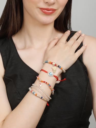 Evil Eye Bracelet for Protection and Good Luck