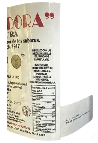 La Vencedora 1 Gallon 4 Liters Pure Mexican Vanilla Vainilla Extract From Mexico (4 Pack) - Thumbnail 3