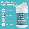 CPAP Mask Wipe 160 Count Moist Cleaning Wipes Unscented Cleaner for Full Face, Nasal Masks and Devices CPAP Cleaning Supplies