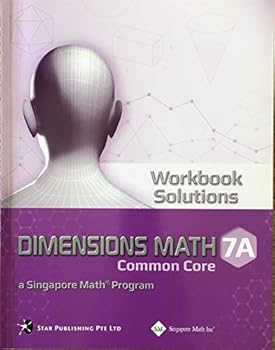 Paperback Dimensions Math Workbook Solutions 7A Book