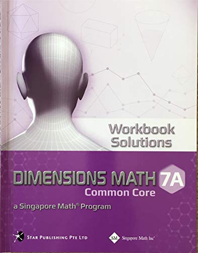 Dimensions Math Common Core Workbook Solutions 7A