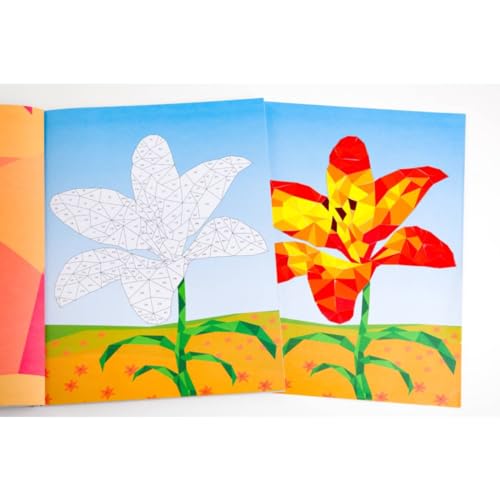 Kaleidoscope Sticker Mosaics: Flora & Fauna