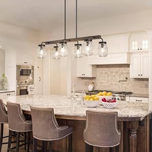 Log barn farmhouse chandeliers for dining room 6 light rustic dining room kitchen chandelier over table 275 l mason jar faux wood kitchen island lighting  urban country home decor