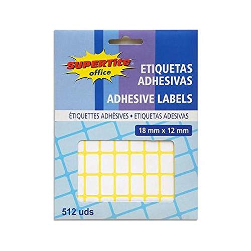 Supertite - Etichette adesive 18 x 12 Non