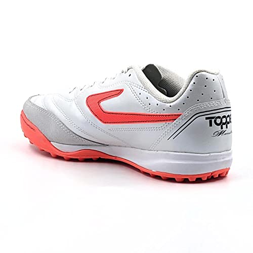 Chuteira Topper Maestro TD IV Society, Masculino, Preto/Branco/Dourado, 42