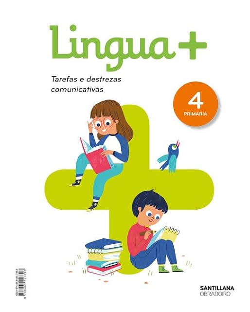 Portada de LINGUA+ TAREFAS E DESTREZAS COMUNICATIVAS 4 PRIMARIA
