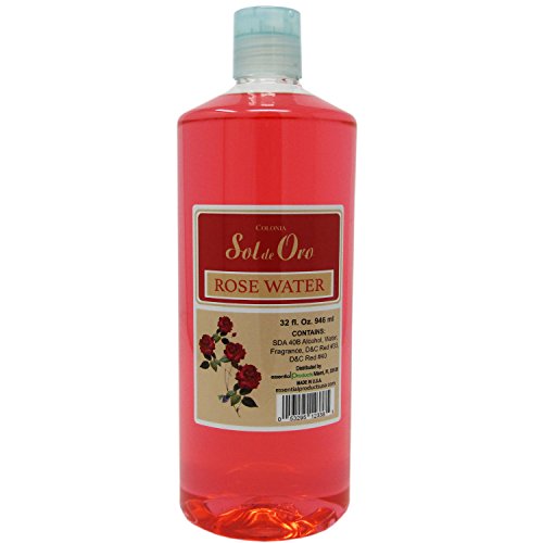 Sol de Oro Rose Water Cologne 32 0z