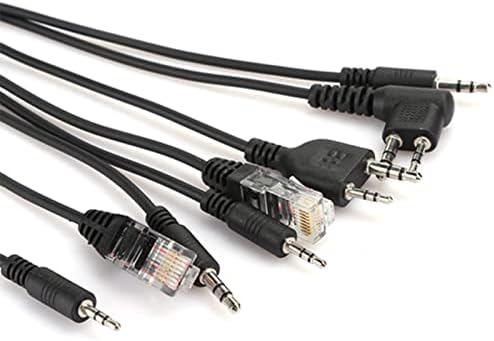 Zerone 8 in 1 Multifunctional USB Programming Cable Compatible for Kenwood/QuanSheng/HYT/Motorola Walkie Talkie