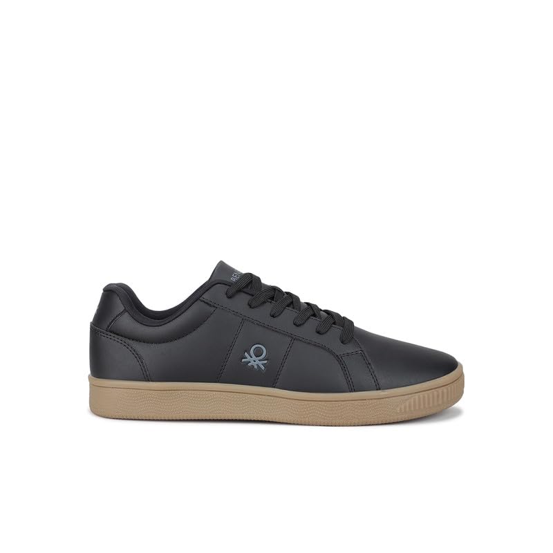 Image of United Colors of Benetton Mens United Colors of Benetton Solid Lace-up Basic Knot Sneakers Sneaker