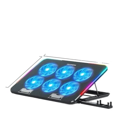 Base enfriadora para portátil de diseño estable con ventilación silenciosa integrada