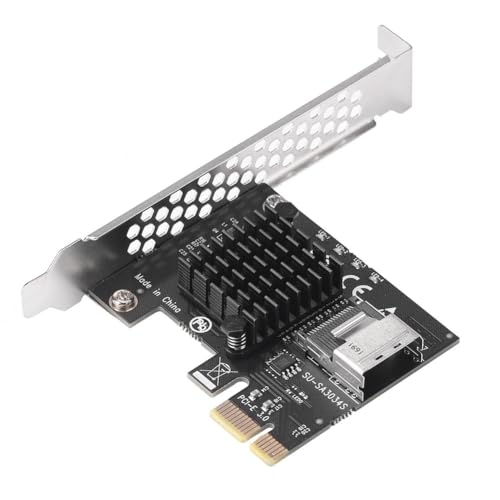 Tarjeta PCIe 1x a Mini SAS SFF-8087 adaptador mini PCI Express X1 2.0 para minería 3