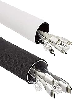 AmazonCommercial Neoprene Adjustable Cable Sleeves, 59-Inch, (4-Pack)