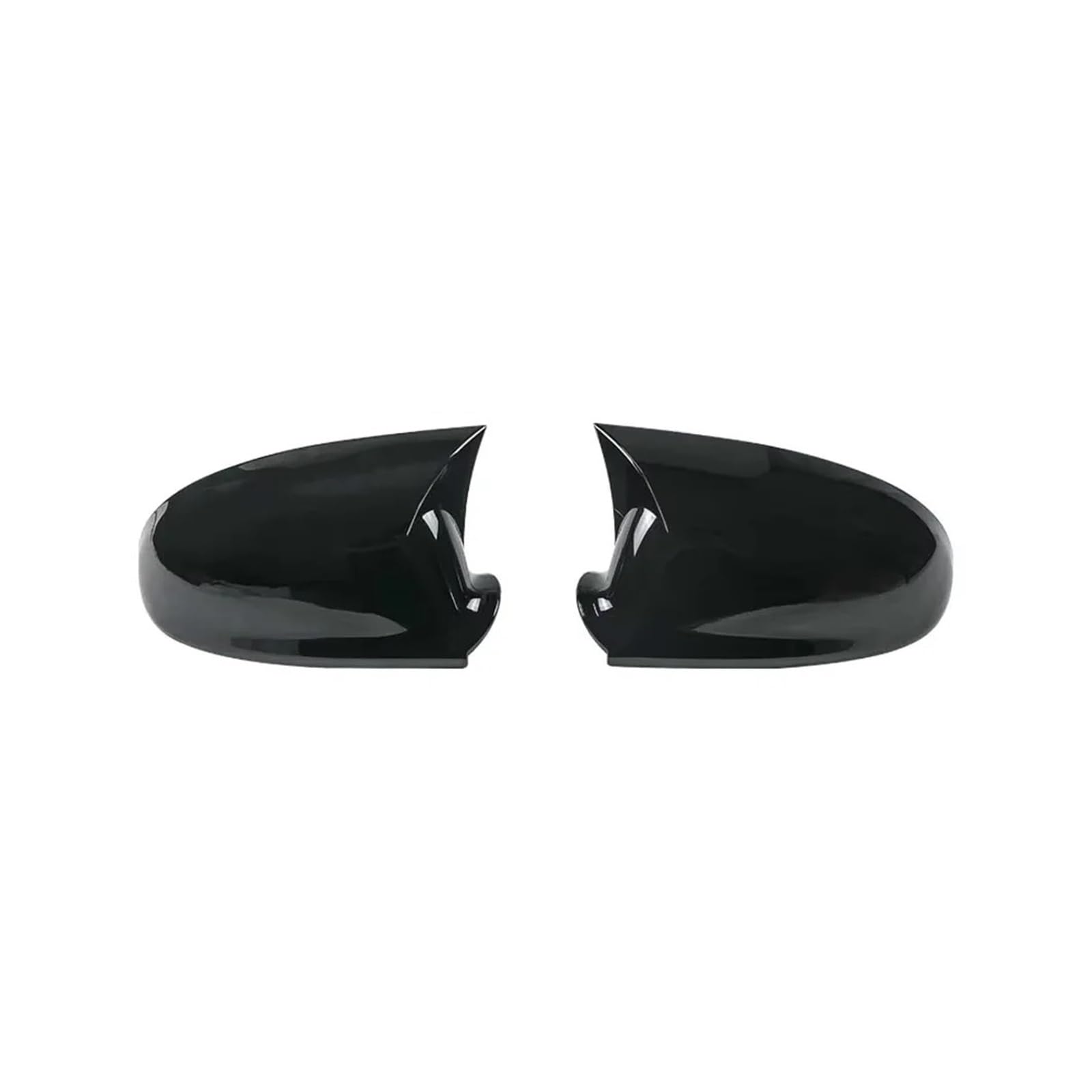 Rearview Mirror Cover Cap for Golf MK5 for GTI R 2003-2009 Rearview Side Mirror Cover Sticker Wing Cap Exterior Door Case Trim(Gloss Black)