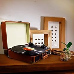Tourne-Disque Tourne-Disque 3 Vitesses avec Lecture MP3 USB intégrée/Bluetooth/Radio FM/CD & Cassette Play Chaque… - Les Beatles, Paul McCartney, John Lennon, RIngo Starr, George Harrison Tourne-Disque Tourne-Disque 3 Vitesses avec Lecture MP3 USB intégrée/Bluetooth/Radio FM/CD & Cassette Play Chaque… – Image 3