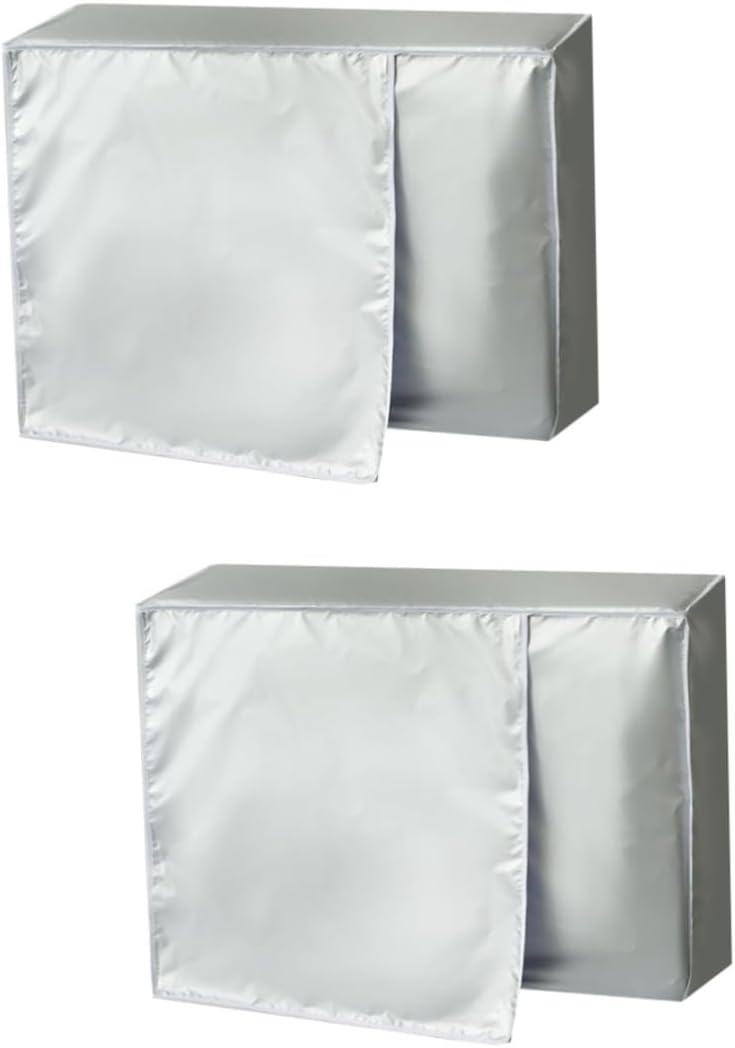 Zerodeko 2 Pcs Air Conditioner Accessories Cover Outdoor Protector Shield