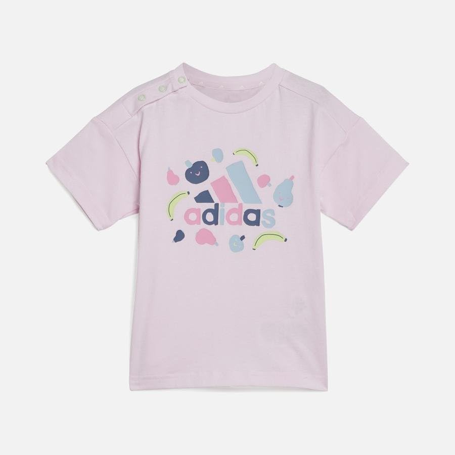 adidas Unisex Baby Essentials Allover Print Tee Set Kids Lässig