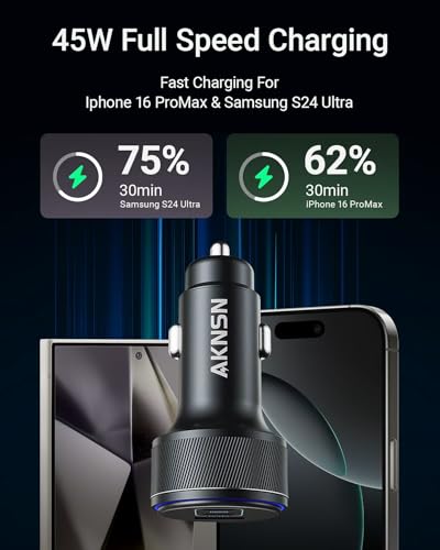 USB-C Car Charger for iPhone 17, 167.5W Max 3-Port Type-C Fast Charging Cigarette Lighter,Charger Adapter for iPhone 17/16/15/14/13,Samsung S24/S23/S22,Pixel,iPad Air,AirPods,Android - image 4