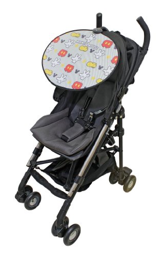 最安値 ナポレックス ディズニー ベビーカー用日よけ スプリングワイヤー入り クリップぱっシェード ミッキー アイコン柄 122の価格比較