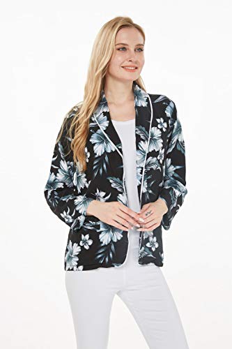 Image of Hawaii Hangover Family Matching Hawaiian Clothes, Midnight Bloom | Family matching Hawaiian outfits, Midnight Bloom, lightweight rayon, machine washable, tropical floral print, luaus, cruises