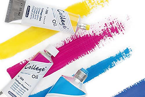 Schmincke, College® Oil, oil colour set 10 x 35 ml aluminium tubes, 85 706 097, artist's oil colours in study quality - Image 4