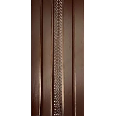 Mobile Home Skirting Dark Brown Box of 8 Vented Panels 16" Wide X 46" Tall. Premium 40 Mil Thickness Cover