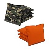 Free Donkey Sports Regulation Cornhole Bags (Set of 8) State and Camo Themes