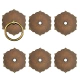 Taille Parfaite: Chaque rondelle mesure approximativement 6cm de longueur et 5.2cm de largeur avec une épaisseur de 0.1cm et un trou de 0.6cm les rendant une plaque de support idéale pour boutons et poignées