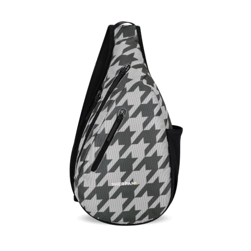 Image of Sherpani Esprit, Anti Theft Sling Bag, Crossbody Backpack (Houndstooth)