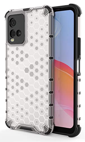 Image of Glasgow Back Case Cover Compatible with Vivo Y33t / Y21 / Y33s / Y21t / Y21e (Stylish Design) - Transparent