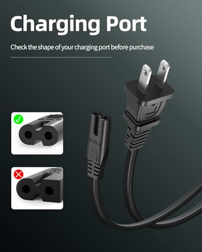 Image of Superer 8Ft 2 Prong AC Charger Cord Fit for ONN 100008736, Fit for JBL Partybox 310 110, 320 120 1000 710 100 300 On-The-Go Speaker Charging Replacement Power Supply - (ETL Listed Cable)