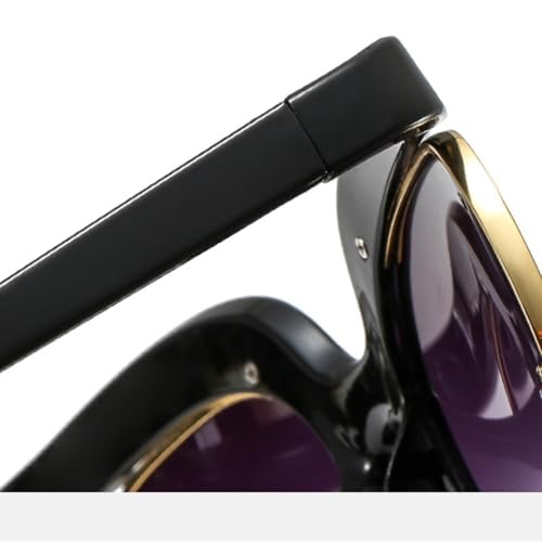 Lunettes de soleil rondes style rétro avec protection UV400 totale - 3