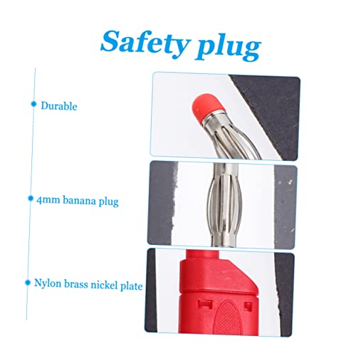 30 Pçs Plugue Banana Terminal De Banana Isolado Banana 4 Mm Conectores De Pinos De Banana Jack Conec