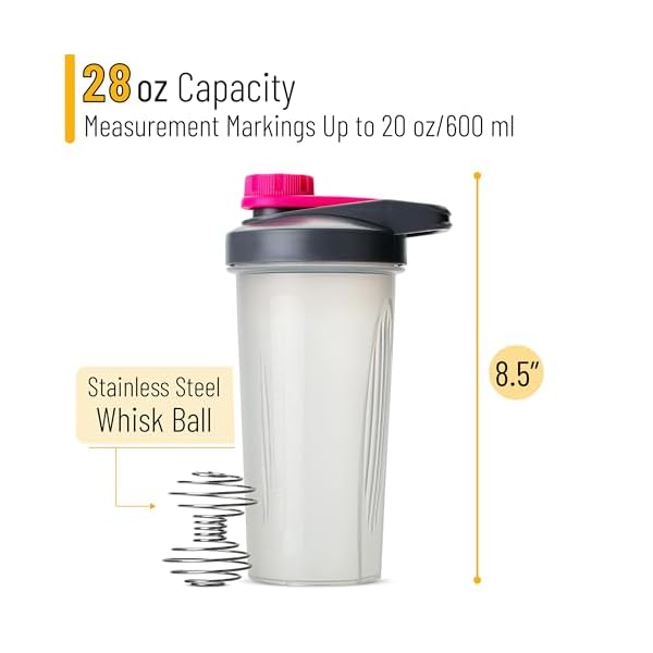 Mr. Pen Shaker Bottles for Protein Mixes - 28 oz - Image 2