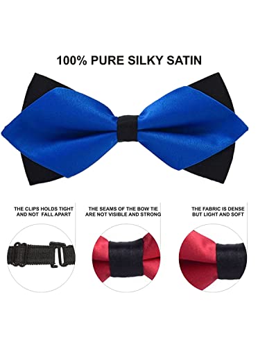 Image of Tuxedo Neck bow tie for Infants,Kids,Toddlers, Boys,Men - Hand sewn & Handcrafted