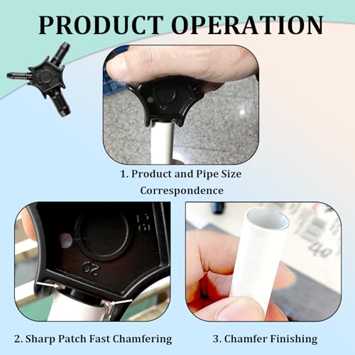 Multi Kalibrierer für Kunststoff - Kalibrierer/Entgrater für Mehrschichtrohre - PEX-AL-PEX- Aluverbundrohr-Kalibriererdorn - Durchmesser 16–20–25- Werkzeug für Sanitär (16-20-25)