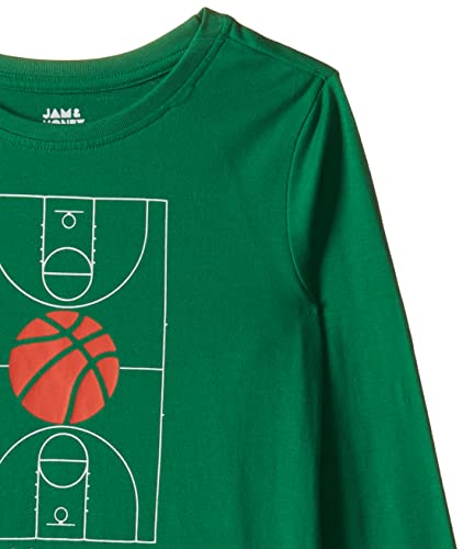 Image of Amazon Brand - Jam & Honey Boy's Printed Regular Fit Full Sleeves T-Shirt | Age 2-12 Years