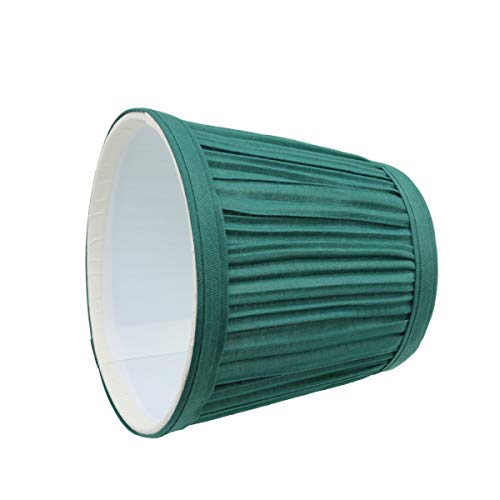 Renovators Supply Manufacturing Green Lamp Shades For Table Lamps 4 In. Tall Pleated Lamp Shade For Table Lamp Shade Replacement #TOP6