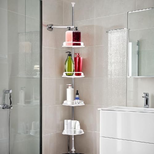 Étagère de douche antirouille et d'angle pour optimiser la salle de bain - 4