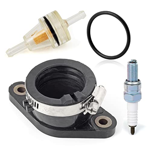 image for zozoye Intake Manifold Carburetor Boot & Spark Plug For Honda TRX350 R