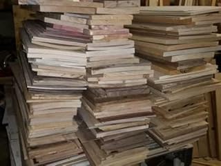 Box Full of Scrap Thin Boards. Shorter Lengths