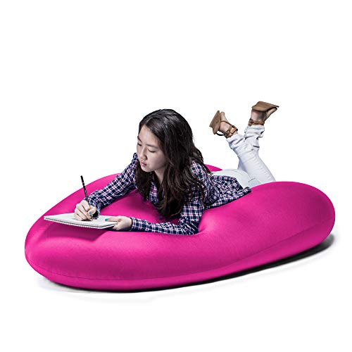 Jaxx Nimbus Spandex Bean Bag Chair Furniture For Dorms, Teen Rooms, And More, Medium, Hot Pink #TOP1