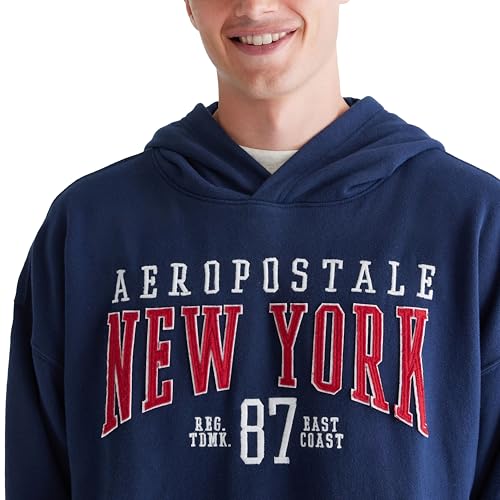 AEROPOSTALE mens Aeropostale New York Pullover Hoodie - Image 3