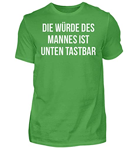 T-Shirt Haut de Gamme pour Homme Vert XL en Coton Premium