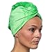 Produktbild cosey - 1x Mikrofaser Turban-Handtuch - Kopf-Handtuch 350 g/m², in Grün