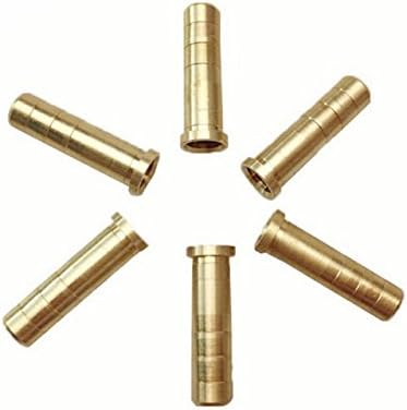 GPP Crossbow 22/64" Point Insert Brass Inserts for Crossbow Bolts Arrows Heads Broadheads Copper Arrow Inserts .297/7.6mm,110 Gr, 24 PK